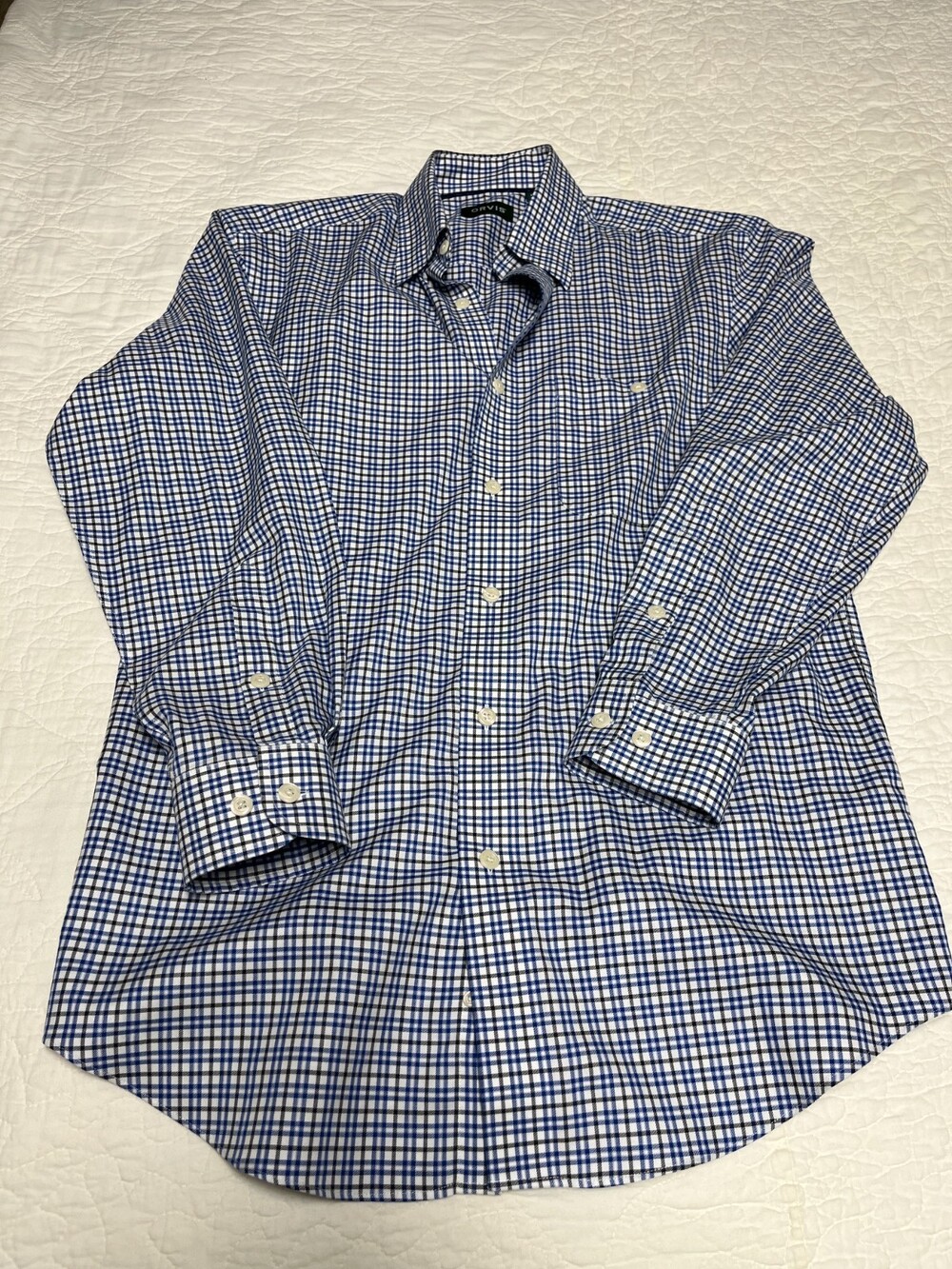 Orvis Men's Long Sleeve Shirt Medium Multi-Color Plaid